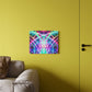 Cosmic Infinity Falls. Trippy Infinity Patterns Acrylic Art Panel