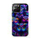 Neon Owl Congregation. NEON Owls Tough Phone Case