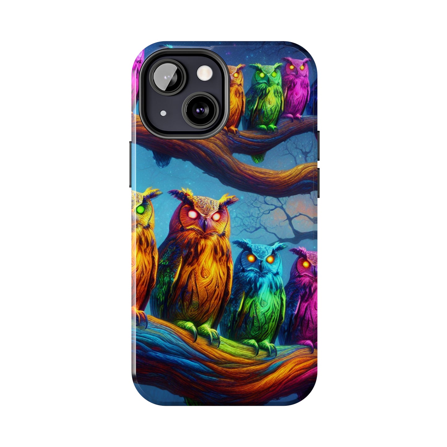 Neon Nocturnal Jazz NEON Owls Tough Phone Case
