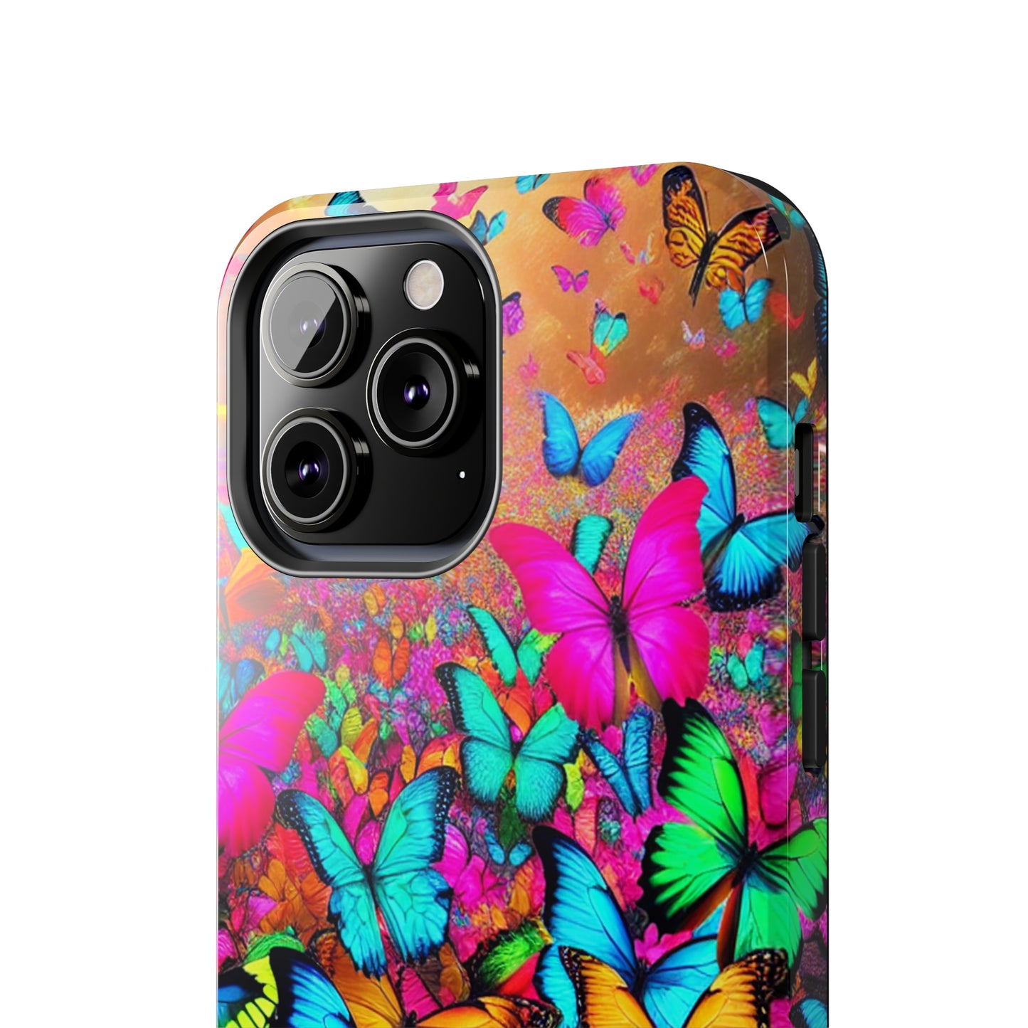 "Neonardie's Dreamscape" NEON Butterflies Tough Phone Case
