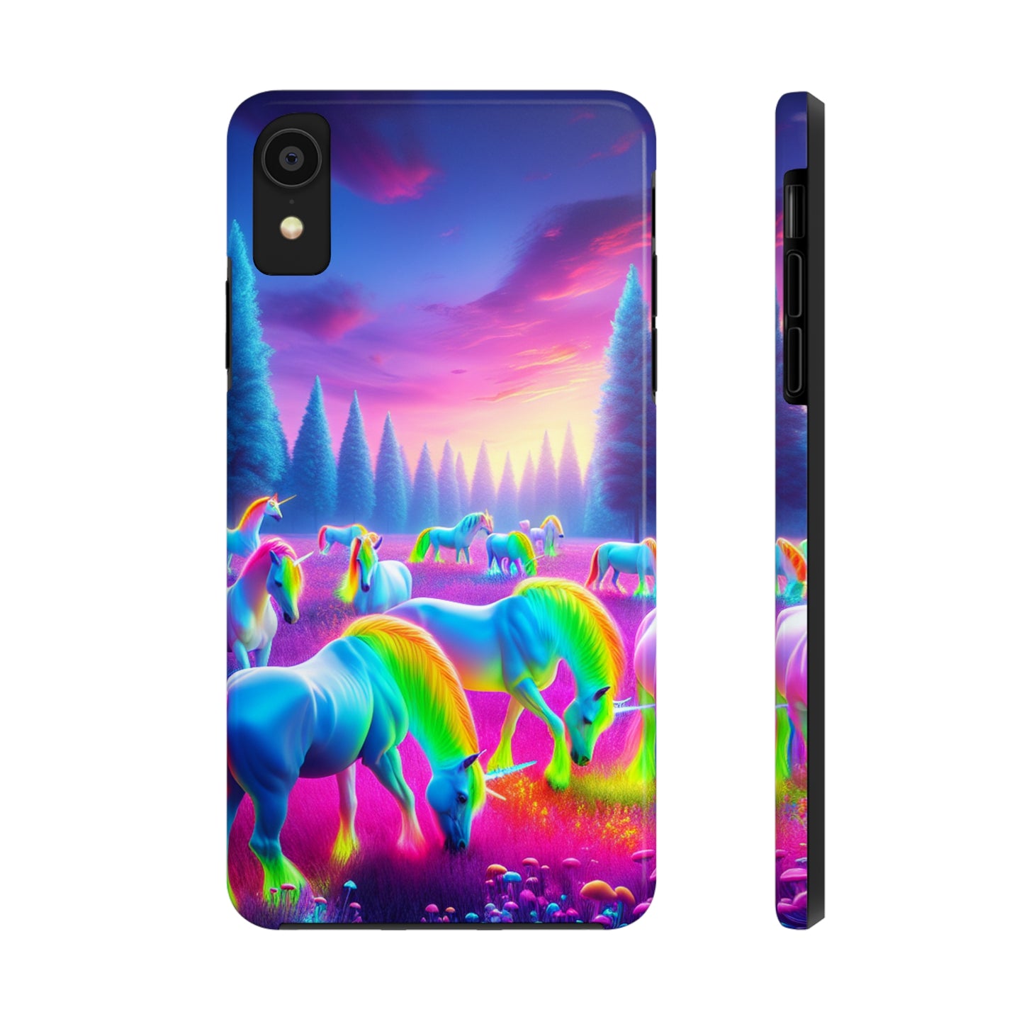 Neon Mystic Unicorns. NEON Unicorns Tough Phone Case