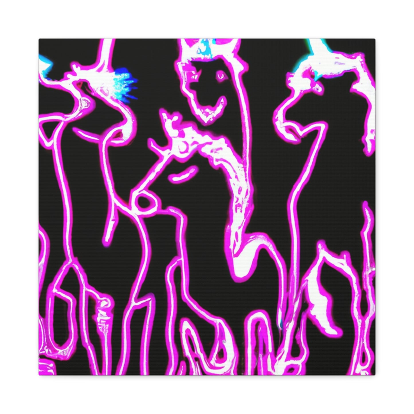 NeoNirvana. NEON Unicorns Art Canvas