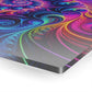 "Infinite Vibrance" Trippy infity Pattern 1/4" Glossy Acrylic Art