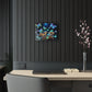 "Neon Dreamscapes" Butterflies & Mushrooms 1/4" Glossy Acrylic Art