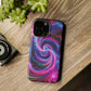 Infinite Neon Horizon Neon Trippy Infinity Patterns Premium Art Magsafe Magnet Tough IPhone 13 14 15 Pro Plus Max and Mini in Matte and Glossy Phone cases
