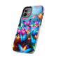 "Neon Butterflies Awakening" NEON Butterflies Tough Phone Case