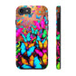 "Neonardie's Dreamscape" NEON Butterflies Tough Phone Case