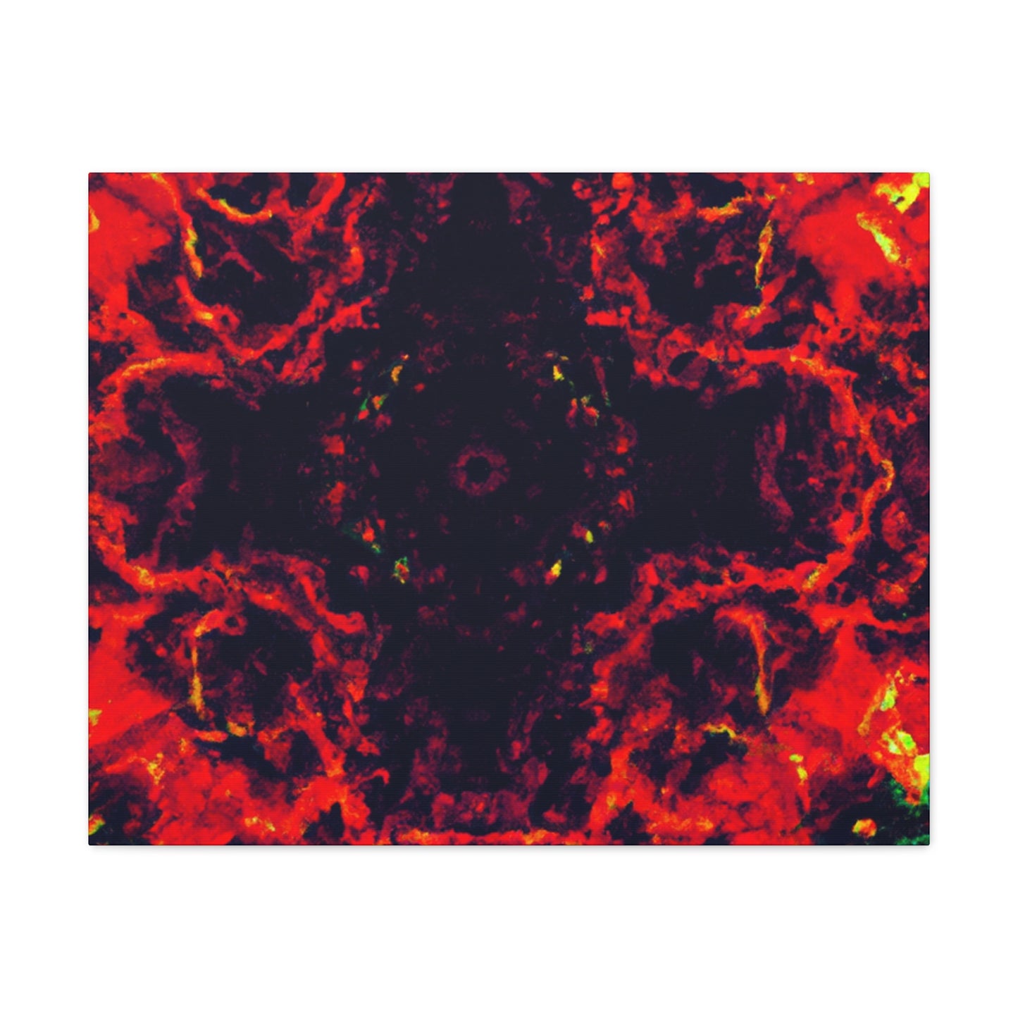 Phantasmal Neon Infinity Groove. Trippy Infinity Patterns Art Canvas
