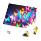 NeonButterflyFlock. - Neon Butterflies Puzzle30, 110, 252, and 1000 Pieces