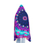 Neon Infinity Splendor - NEON Infinity Patterns Art Hooded Snuggle Blanket