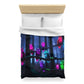 Gianni di Firenze - NEON Owls Microfiber Duvet Cover