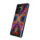 Vibrant Trippy Neon Infinity Swirls Infinity Patterns Art Polycarbonate Phone Case