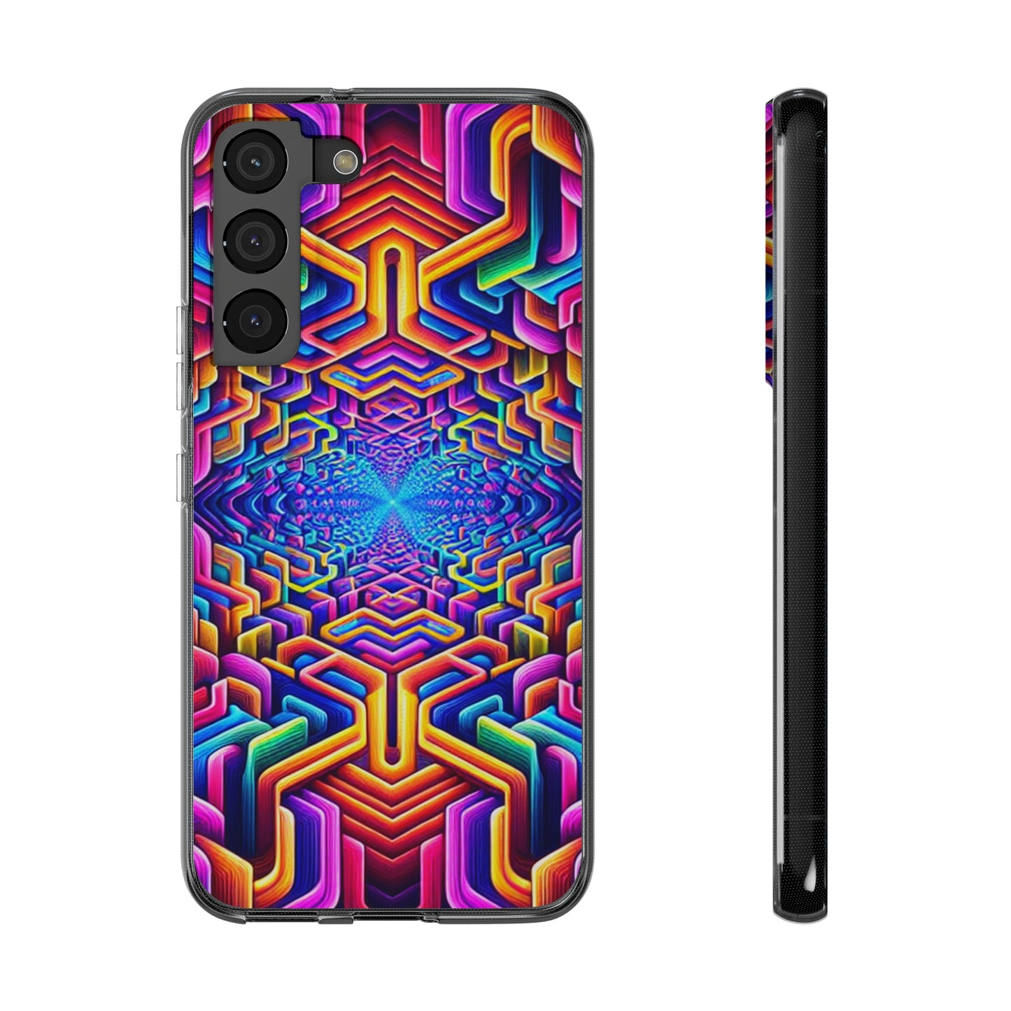 Vibrant Trippin' Infinity Infinity Patterns Art Polycarbonate Phone Case