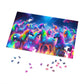 Neonu-Cluster - Neon Unicorns Puzzle 30, 110, 252, and 1000 Pieces