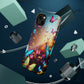 "Neon Butterfly Blooms" Neon Butterflies Premium Art Magsafe Magnet Tough IPhone 13 14 15 Pro Plus Max and Mini in Matte and Glossy Phone cases