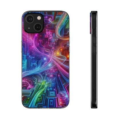 "Infinite Bright Vibes" Infinity Patterns Art Polycarbonate Phone Case