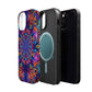 Vibrant Infinity Aurora. Neon Trippy Infinity Patterns Premium Art Magsafe Magnet Tough IPhone 13 14 15 Pro Plus Max and Mini in Matte and Glossy Phone cases