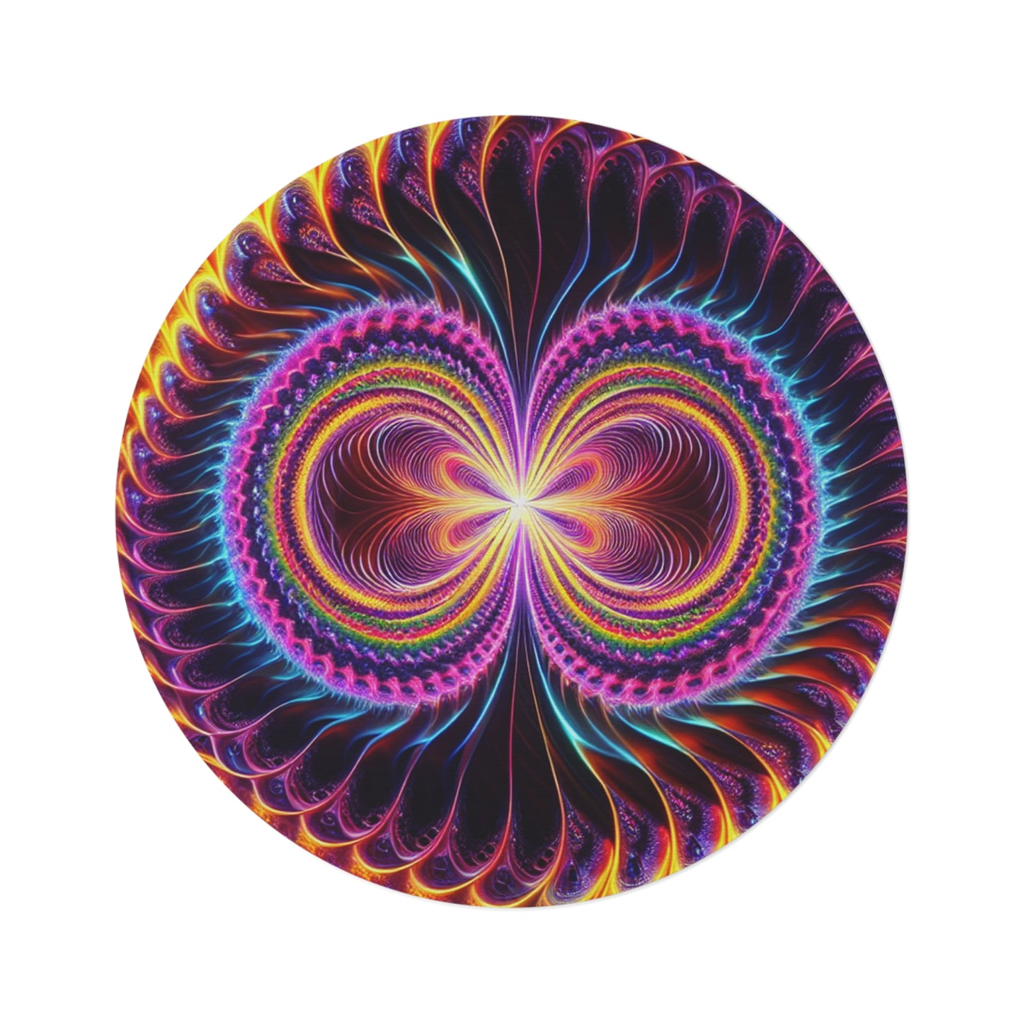 Eternal Tranquil Luminescence Infinity Patterns Round Rug