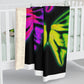 "Electric Butterflies" - NEON Butterflies Art Sherpa Blanket