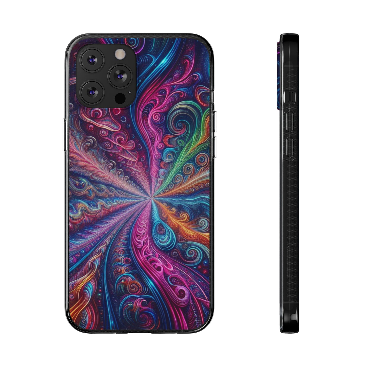 "Infinite Electrify" Infinity Patterns Art Polycarbonate Phone Case