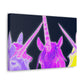 Neon Unicorn Dreamscape NEON Unicorns Art Canvas