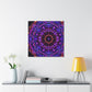 Cosmic Psychedelic Universe. Trippy Infinity Patterns Art Canvas
