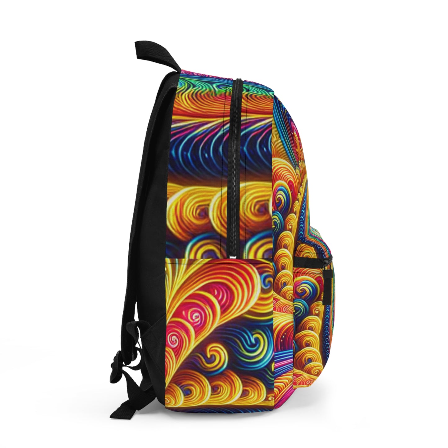 Leonardo da Slarvi - Trippy Infinity Patterns Backpack