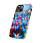 "Neon Butterflies Awakening" NEON Butterflies Tough Phone Case