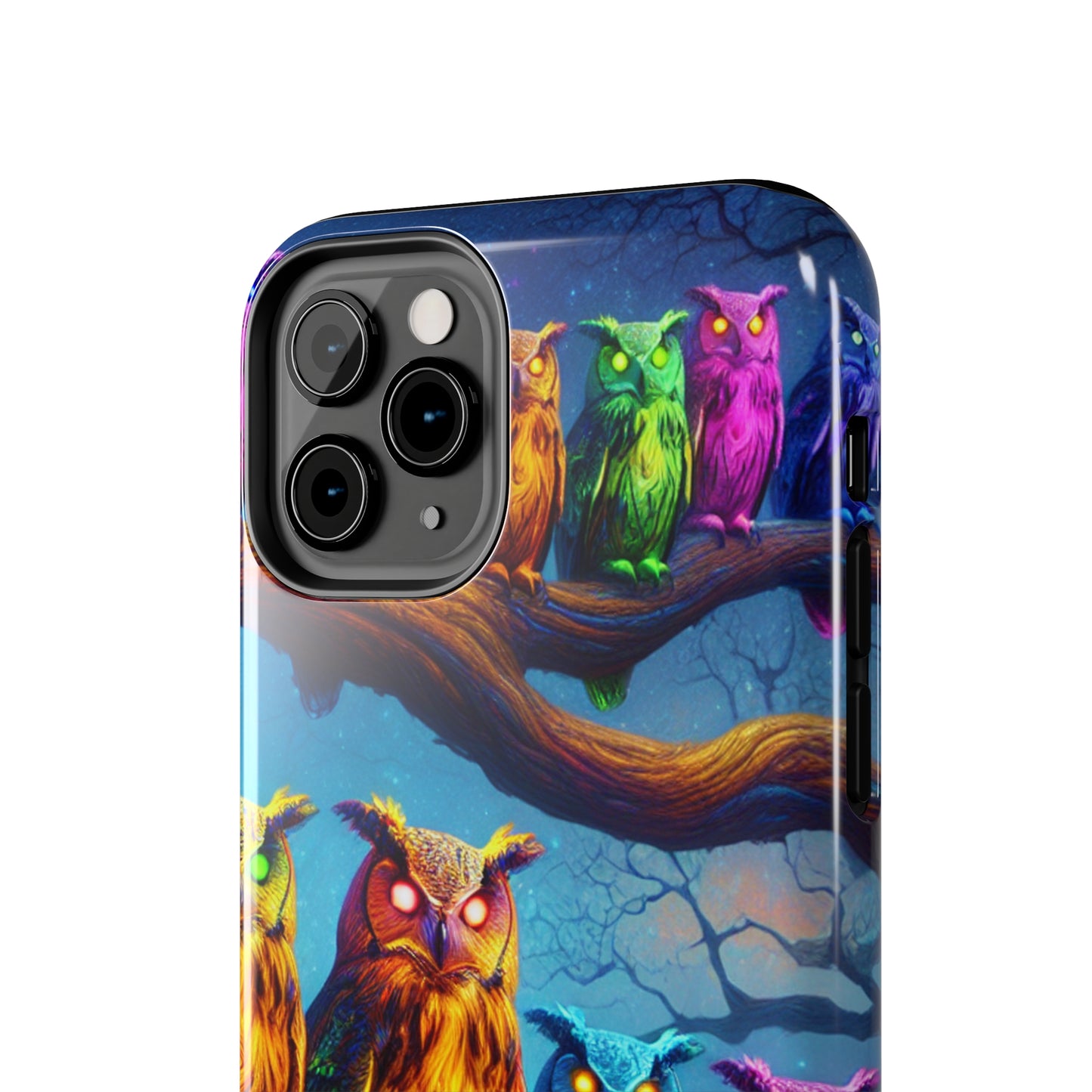 Neon Nocturnal Jazz NEON Owls Tough Phone Case