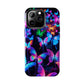 "Neon Flutterby Lights" NEON Butterflies Tough Phone Case