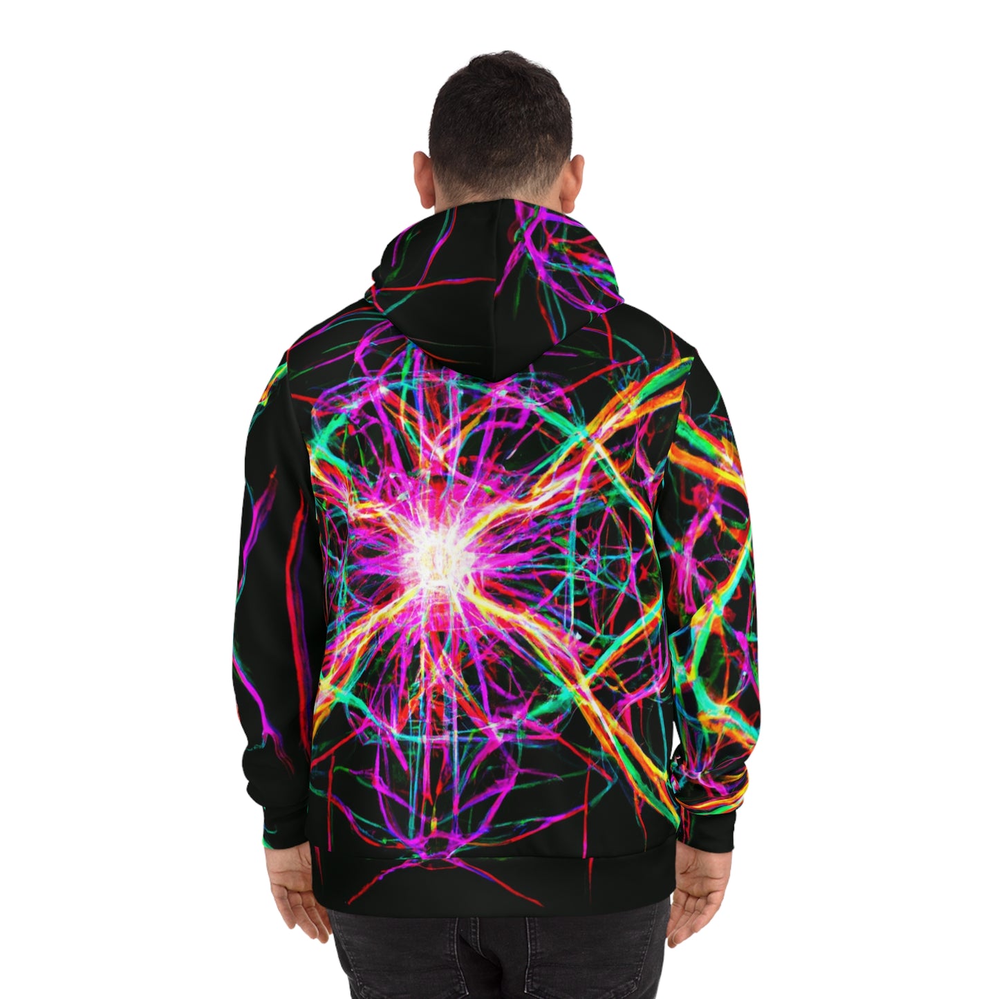 "Eternal Oscillations" -Trippy Infinity Patterns AOP Hoodie