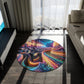 Neon pervasion Infinity Infinity Patterns Round Rug