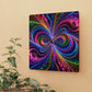 "Infinite Neon Bliss" Infinity Patterns Art Acrylic Clock