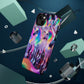Neon Wonderland Unicorns Neon Unicorns Premium Art Magsafe Magnet Tough IPhone 13 14 15 Pro Plus Max and Mini in Matte and Glossy Phone cases