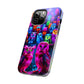Neon Night Hootenanny. NEON Owls Tough Phone Case