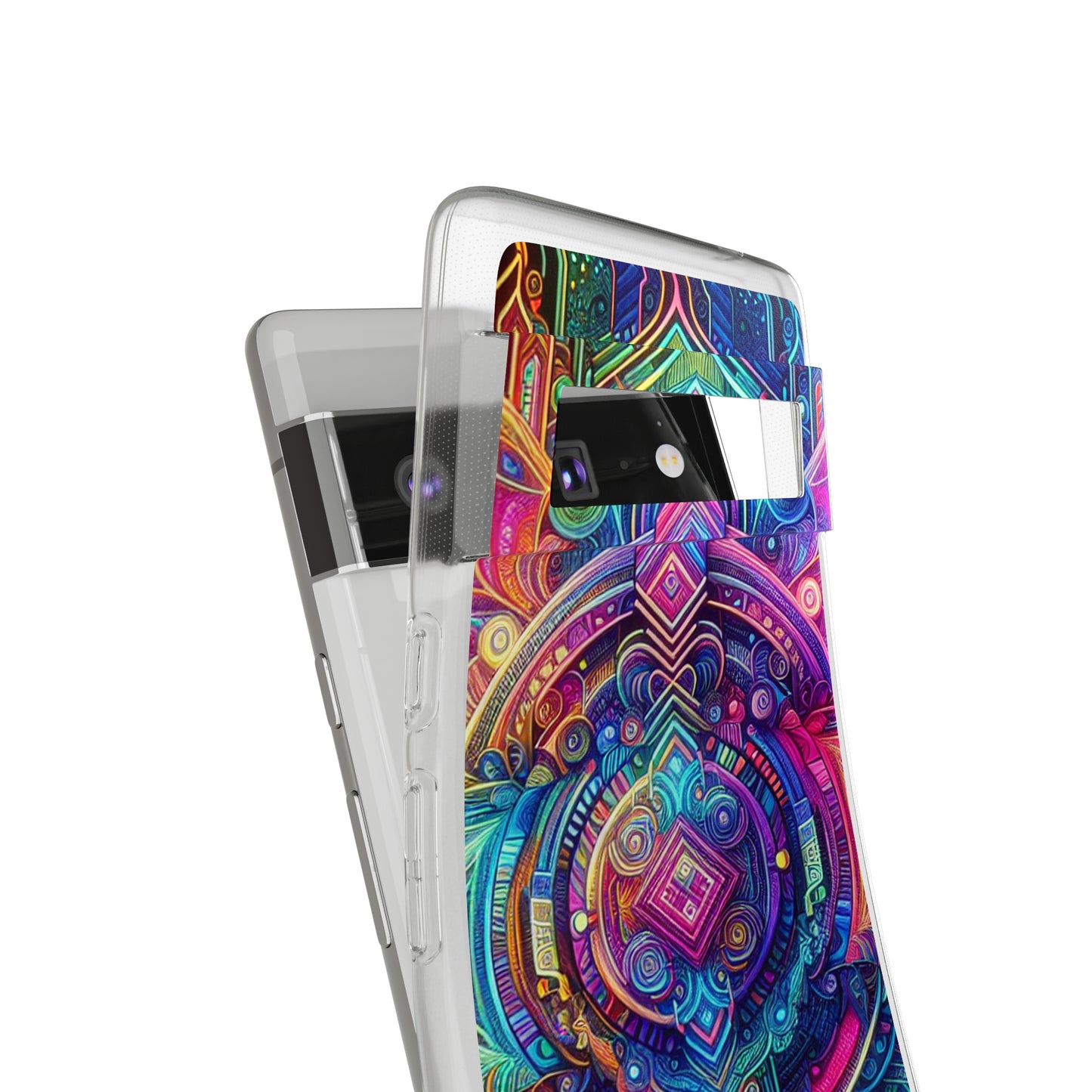 Neon Infinity Vortex Infinity Patterns Art Polycarbonate Phone Case