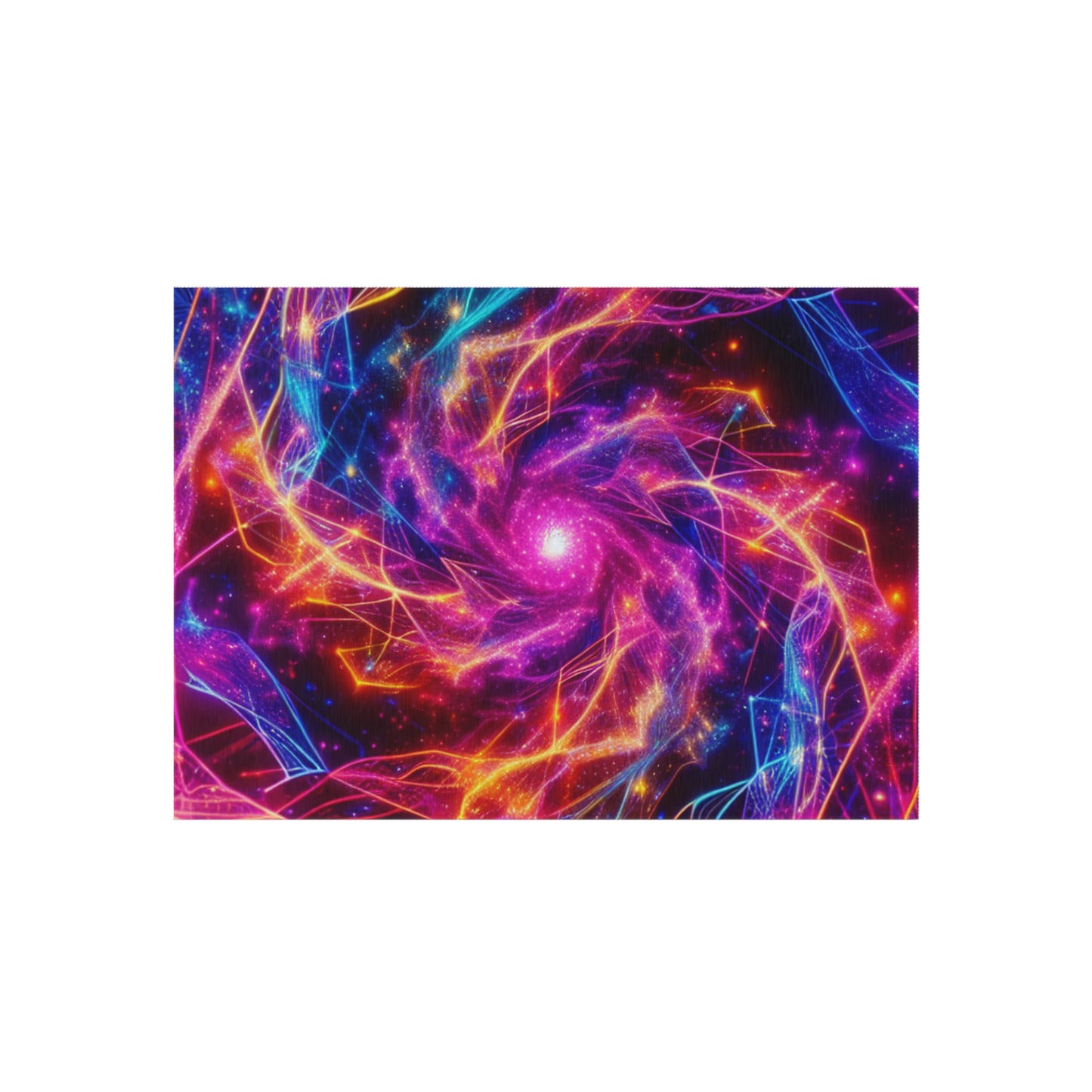 Neon Infinity Fantasia. Infinity Patterns Outdoor Rug