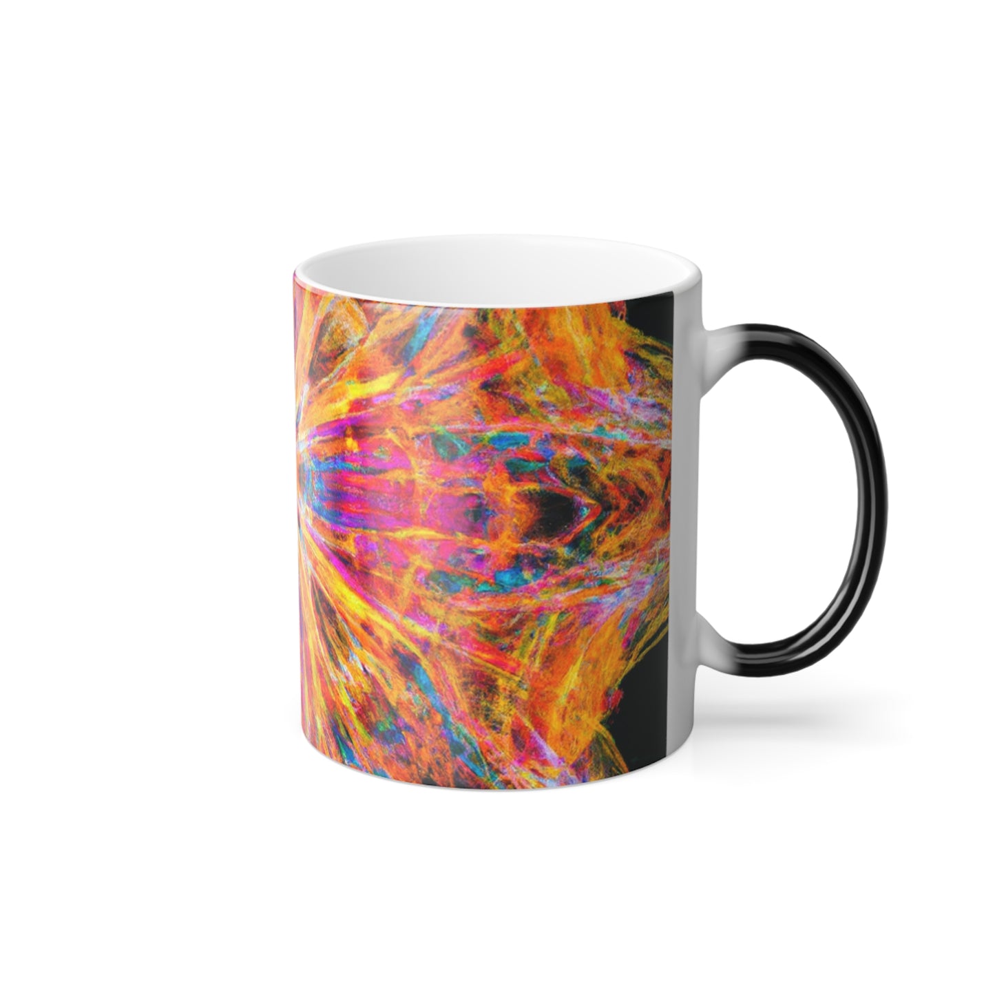 Jacopo da Vercelli Trippy Infinity Patterns  11oz Color Morphing Mug
