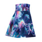 1. "Illuminous Phantasies" -NEON Unicorns Woman' Skater Skirt