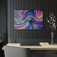 "Infinite Parallax of Neon Hues" Trippy infinity Pattern 1/4" Glossy Acrylic Art