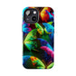 Neon Nectar Flutter. NEON Butterflies Tough Phone Case
