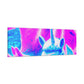 Neon Unicorn Dreamscape NEON Unicorns Art Canvas