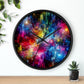 Hortensia da Verona - Trippy Infinity Patterns Wall Clock