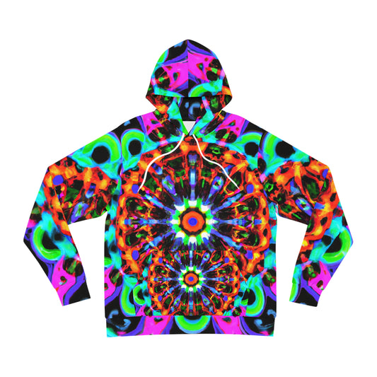 Electric Labyrinth Latitude -Trippy Infinity Patterns AOP Hoodie