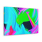 Neon Magical Joyride NEON Unicorns Art Canvas