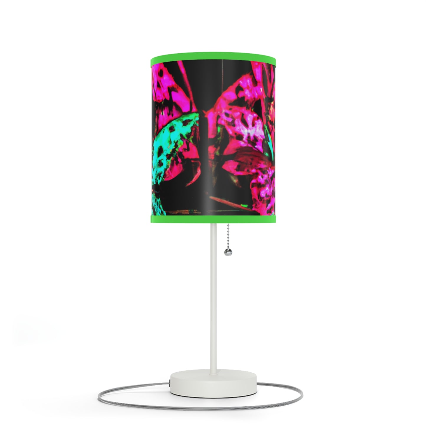 "Galactic Glooms: A Neon Butterfly Parade" - NEON Butterflies Colored Lamp