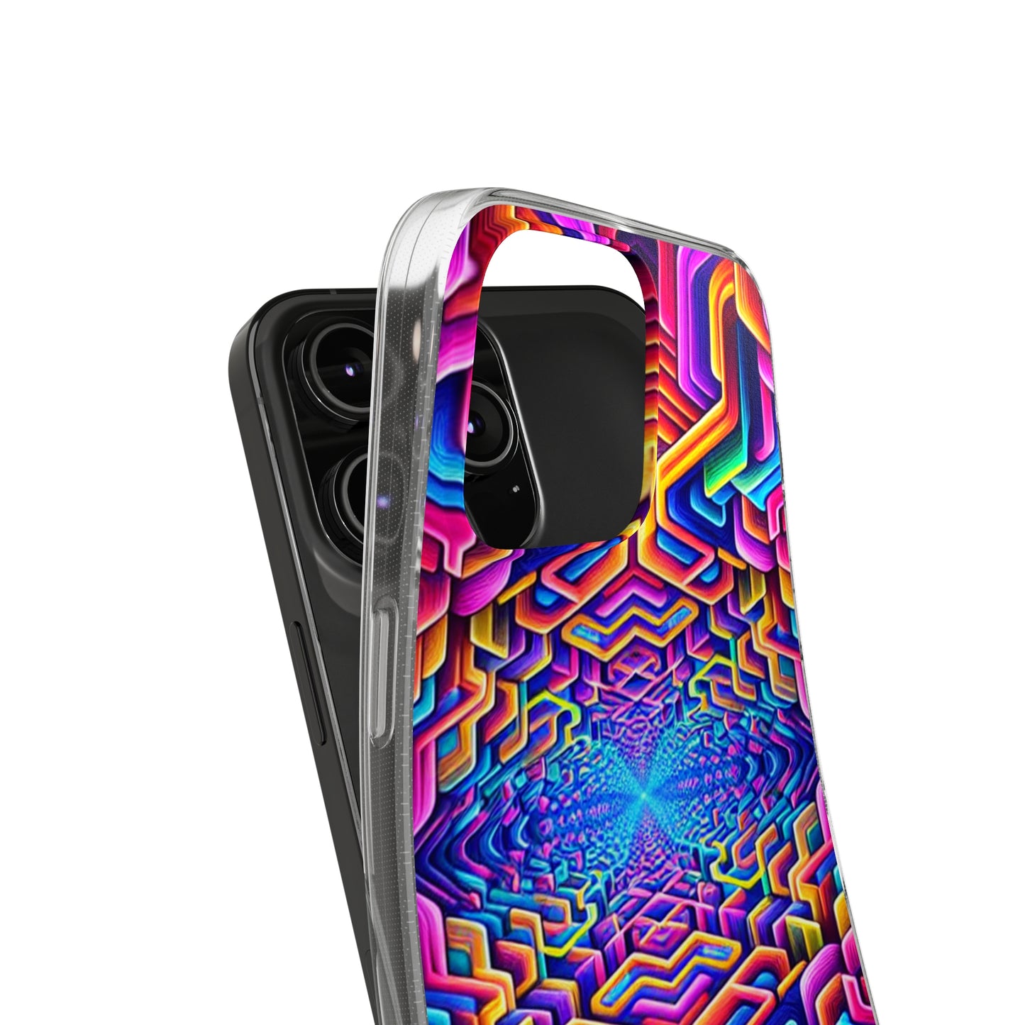 Vibrant Trippin' Infinity Infinity Patterns Art Polycarbonate Phone Case