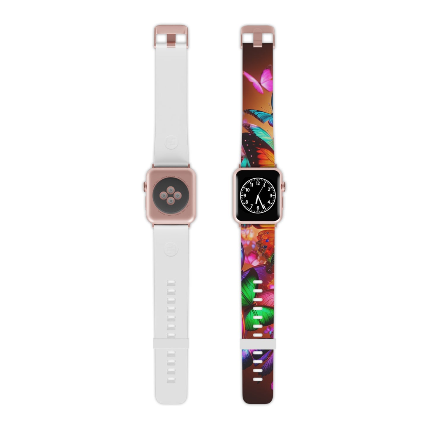 "Neon Flutterbyes" - NEON Butterflies Iwatch Band