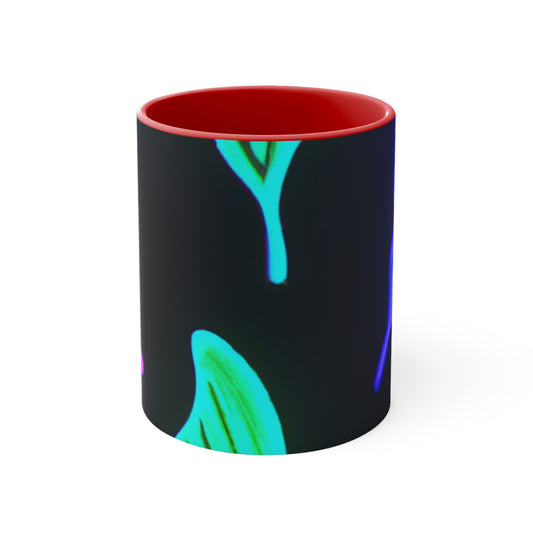 "Neon Prism Butterfly Flutter" Butterflies 11oz Mug