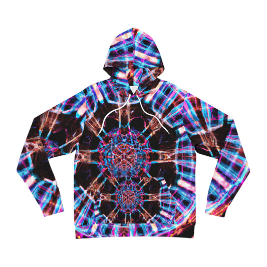 Neon Vortex of Infinity -Trippy Infinity Patterns AOP Hoodie